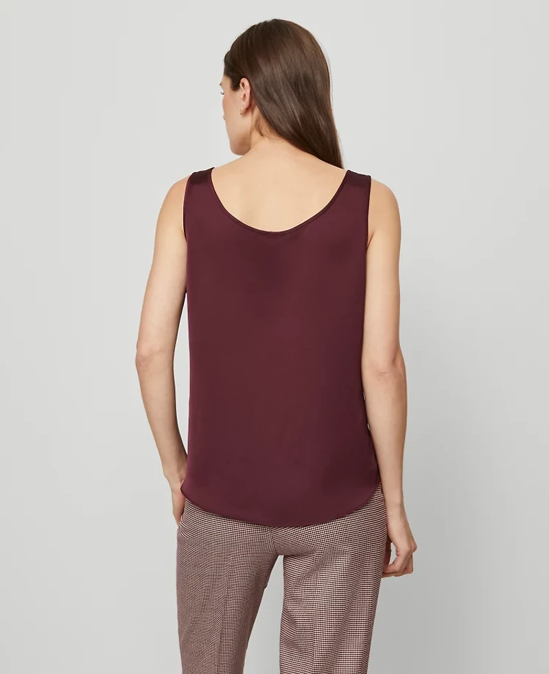 Ann Taylor Petite Scoop Neck Tank Top Women's