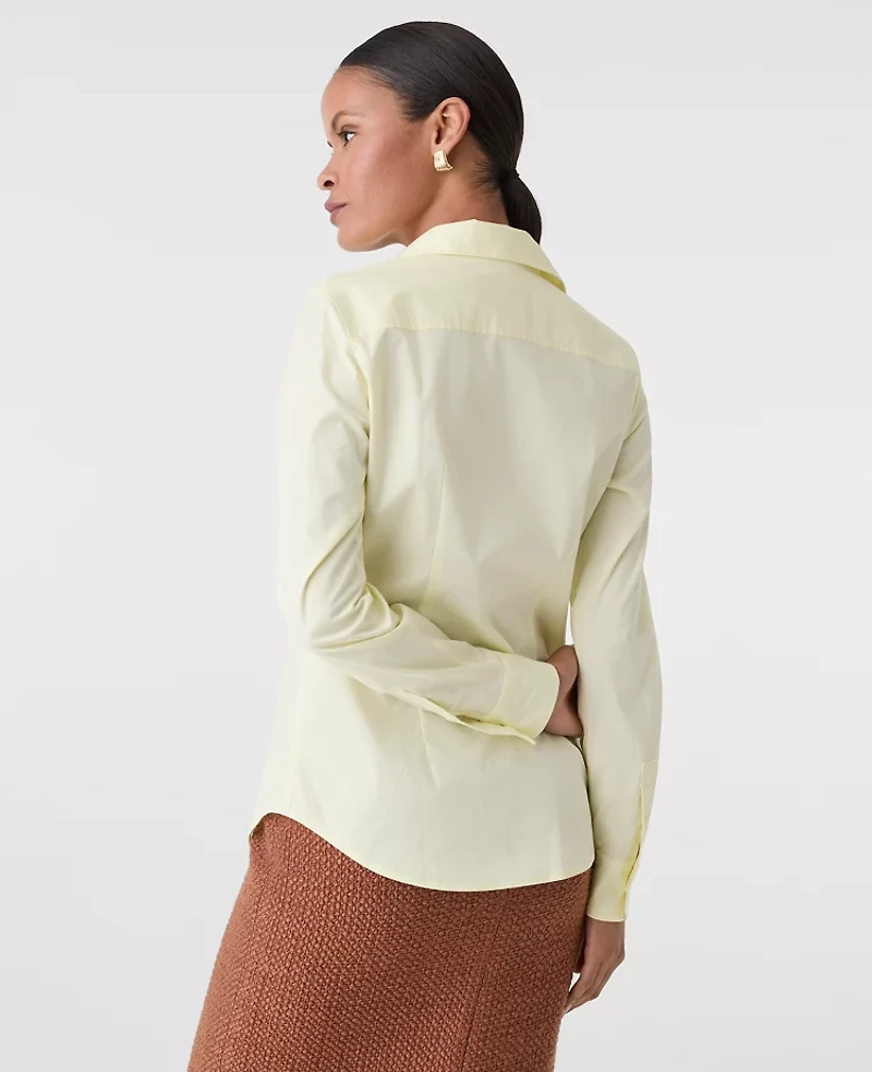 Ann Taylor Petite Perfect Shirt Tender Yellow Women's