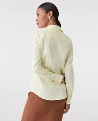 Ann Taylor Petite Perfect Shirt Tender Yellow Women's