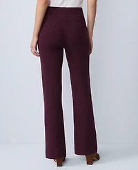Ann Taylor Weekend Collection Waffle Sweater Pant Poised Plum Women's