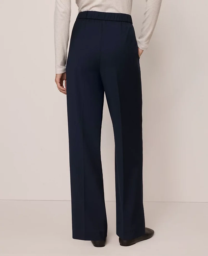 Ann Taylor Weekend Collection High Rise Tapered Pant Night Sky Women's