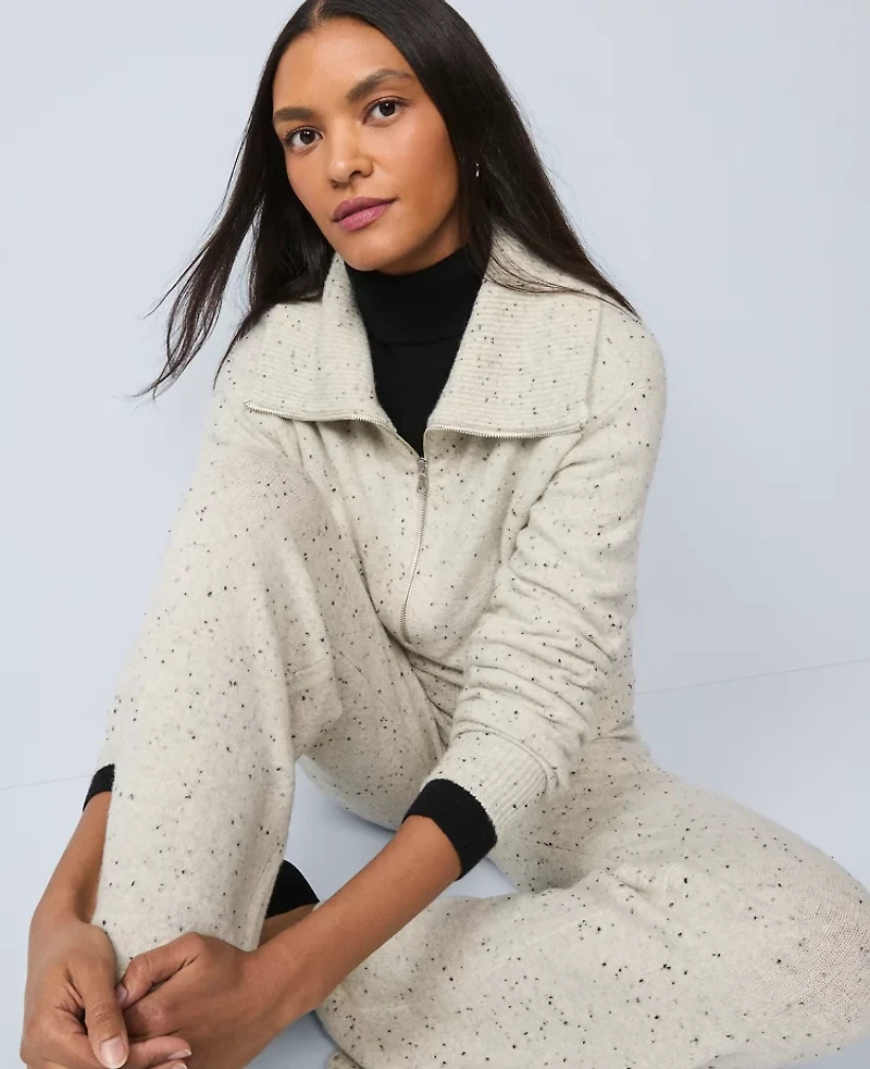 Ann Taylor Weekend Collection Half-Zip Sweater Women's