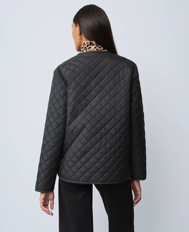 Ann Taylor Weekend Collection Quilted Jacket Women's