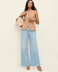 Ann Taylor Boatneck Vest Weathered Oak Women's