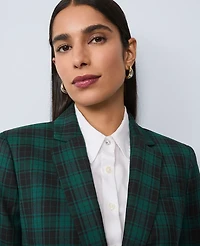 Ann Taylor Embellished Perfect Shirt White Women's