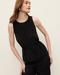 Ann Taylor Pleated Halter Top Women's
