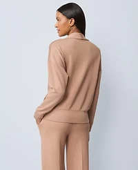 Ann Taylor Weekend Collection Wrap Sweatshirt Flower Pot Women's