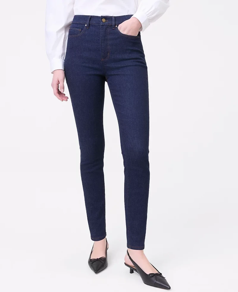 Ann Taylor Weekend Collection Skinny Jean Classic Rinse Wash Women's