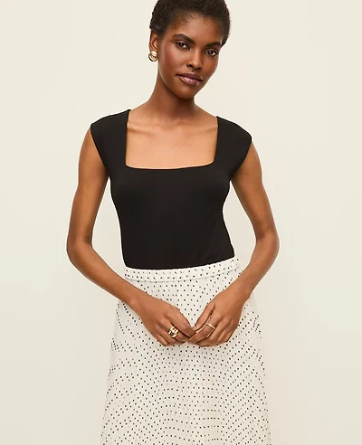 Ann Taylor Square Neck Tank Top Women's