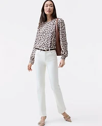 Ann Taylor Weekend Collection Slim Jean Ivory Women's