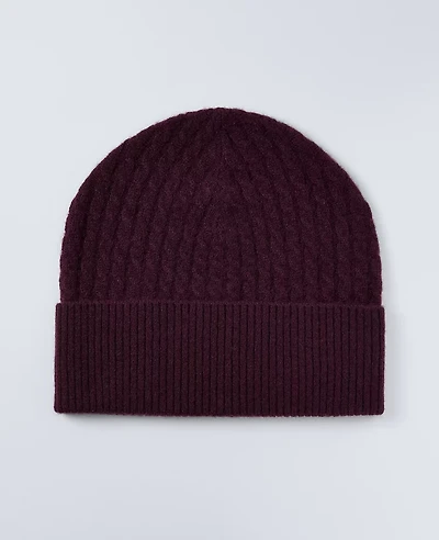 Ann Taylor Cashmere Cable Hat Women's