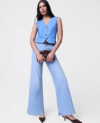 Ann Taylor The Denim Trouser Light Wash Indigo Women's