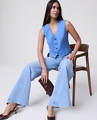 Ann Taylor The Denim Trouser Light Wash Indigo Women's