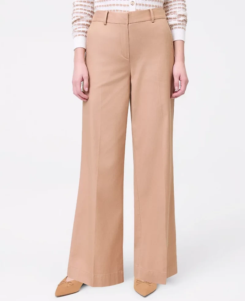 Ann Taylor Weekend Collection Everyday Wide-Leg Pant Women's