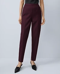 Ann Taylor The Petite Natalie Pant Houndstooth Windsor Wine Women's