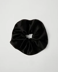 Ann Taylor Crystal Trim Oversized Scrunchie Black Women's