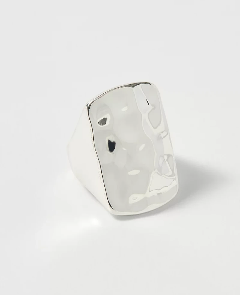 Ann Taylor Metal Rectangle Ring Women's