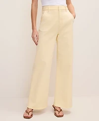 Ann Taylor The Denim Trouser Lemon Pavlova Women's