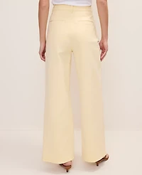Ann Taylor The Denim Trouser Lemon Pavlova Women's