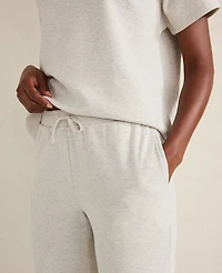 Ann Taylor Haven Well Within Cotton Blend Ottoman Rib Pants Full Moon Grey Women's