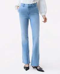 Ann Taylor The Mid Rise Boot Jean Light Wash Women's