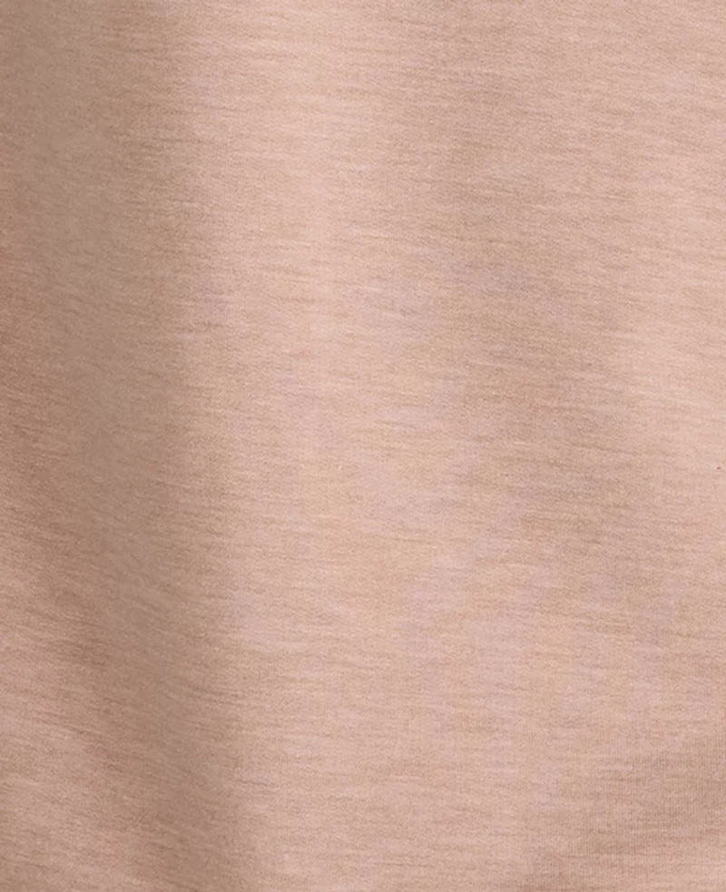 Ann Taylor Haven Well Within Fleece Pintuck Joggers Desert Clay Heather Women's