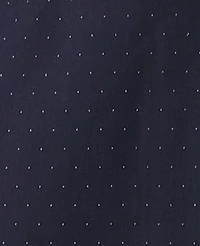 Ann Taylor Petite Dotted Long Blazer Navy Woven Pin Dot Women's