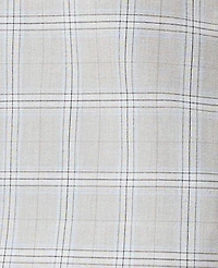 Ann Taylor The Petite Straight Trouser Plaid Tan/Blue Combo Women's