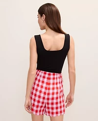 Ann Taylor The Side Zip Short Twill Aperol Women's