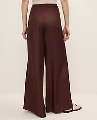 Ann Taylor The Statement Palazzo Pant Rich Walnut Women's