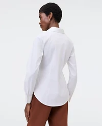 Ann Taylor Tie Waist Button Down Shirt Women's