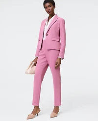 Ann Taylor The Relaxed Ankle Pant Crepe Smokey Rose Women's