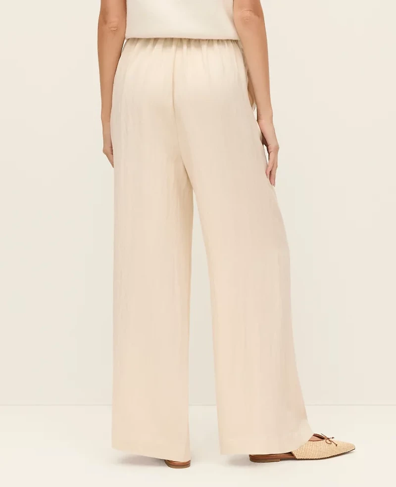 Ann Taylor Weekend Easy Fit Wide-Leg Pant Women's