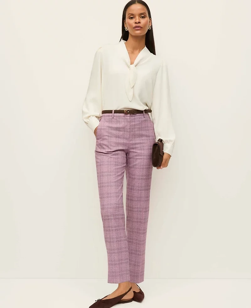 Ann Taylor Bow Blouse Winter White Women's