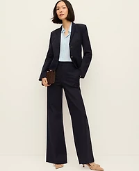 Ann Taylor The Wide-Leg Pant Doubleweave Women's