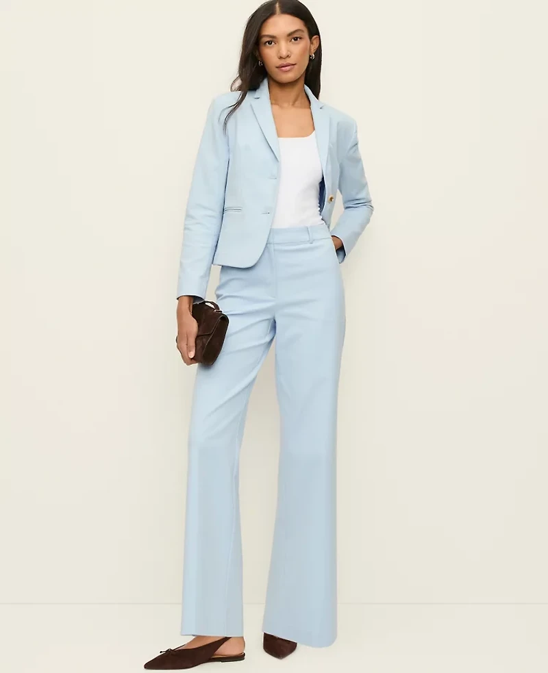 Ann Taylor The Wide-Leg Pant Doubleweave Women's