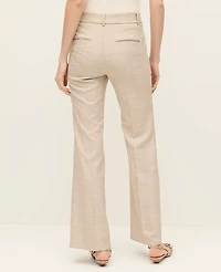 Ann Taylor The Jayne Crop Trouser Glen Check Neutral Women's