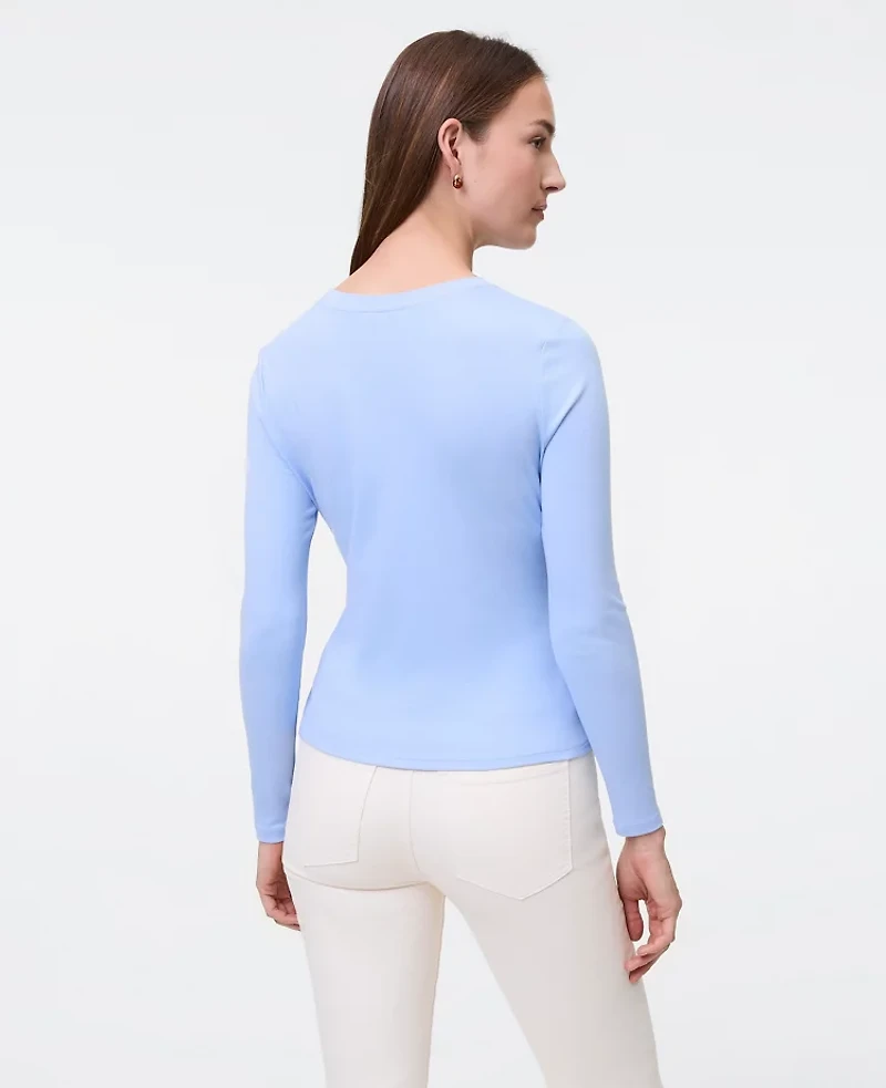 Ann Taylor Weekend Collection Tie Waist Top Women's