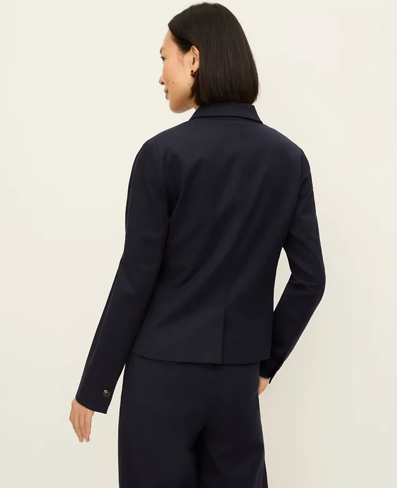 Ann Taylor The Two-Button Blazer Doubleweave Women's