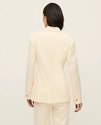 Ann Taylor The Fitted Long Blazer Women's