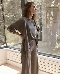 Ann Taylor Haven Well Within Relaxed Jersey T-Shirt Saddle Brown Women's