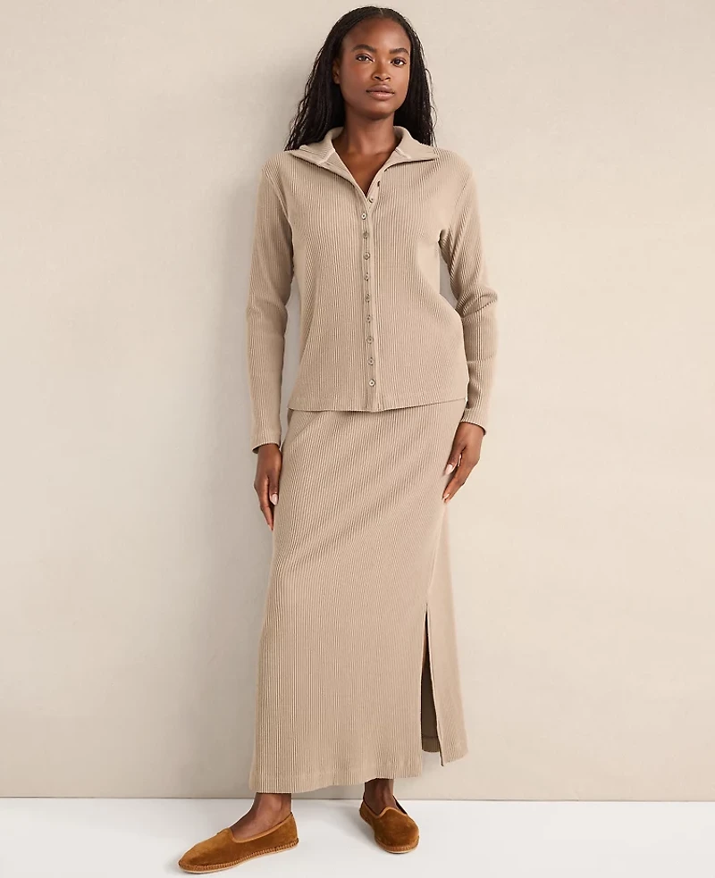 Ann Taylor Haven Well Within Ottoman Rib Pencil Skirt Dark Navy Women's