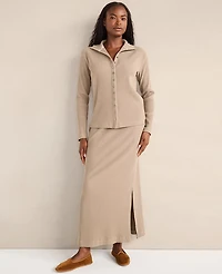 Ann Taylor Haven Well Within Ottoman Rib Pencil Skirt Dark Navy Women's