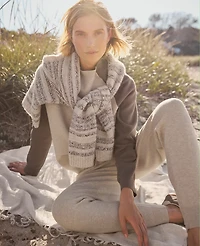 Ann Taylor Haven Well Within Viscose Blend Jogger Marl Brown Heather Women's