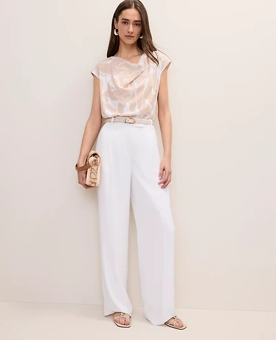Ann Taylor The Pleated Straight Pant Women's