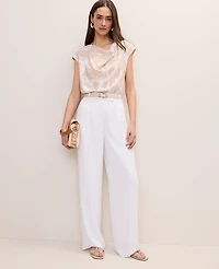 Ann Taylor The Pleated Straight Pant Women's