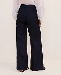 Ann Taylor The Petite Linen Blend Trouser Women's