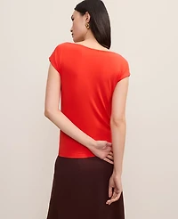 Ann Taylor Petite Boatneck Top Women's