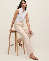 Ann Taylor Ruffle Collar Lace Sleeveless Shirt Women's