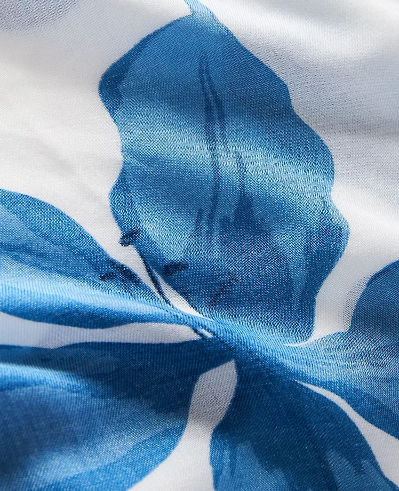 Ann Taylor Floral Scarf White Women's